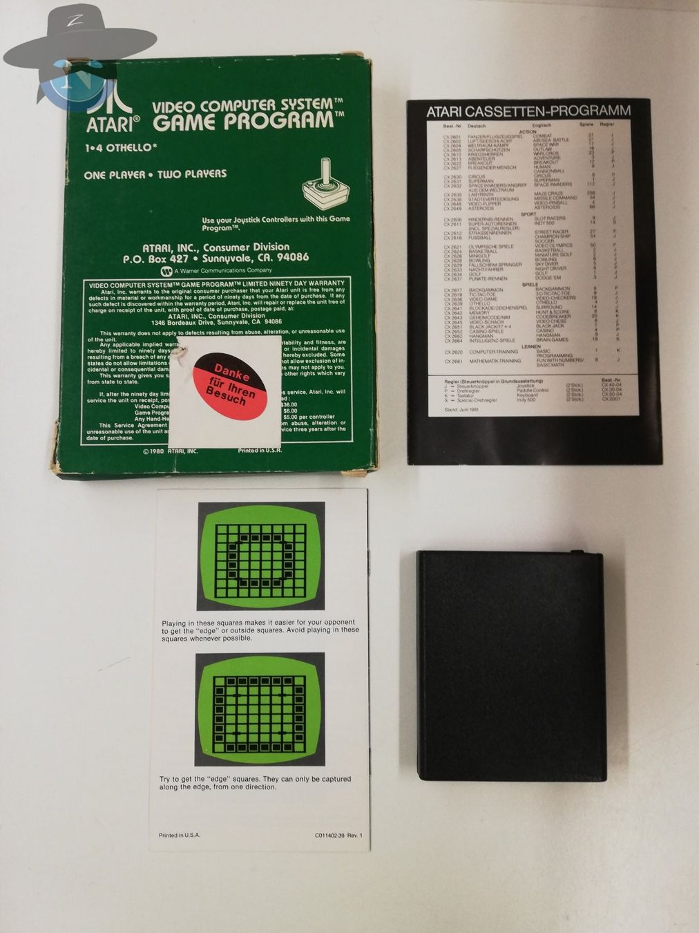 Atari Giochi: Othello / Atari VCS 2600 – Usato da St. Gallen venduto da zorro_dc 1