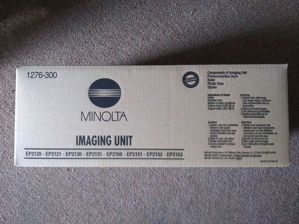 Konica Druckerpatronen & Toner: 1276-300 Minolta Imaging Unit (NEU) – Gebraucht aus Zürich von 1.Simon