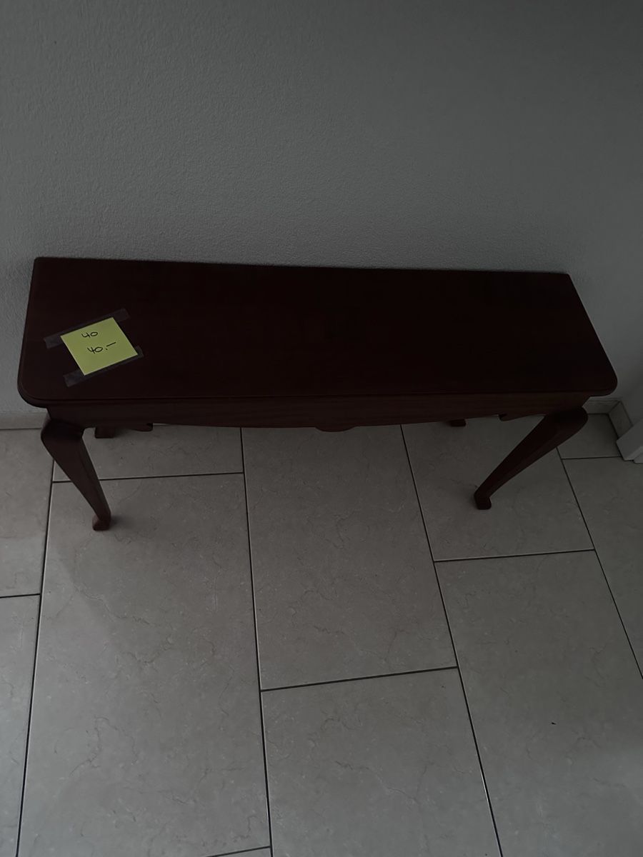 Tavoli: Konsolentisch braun Holz mit 4 Beinen – Usato da Riedholz venduto da lena__4533 1