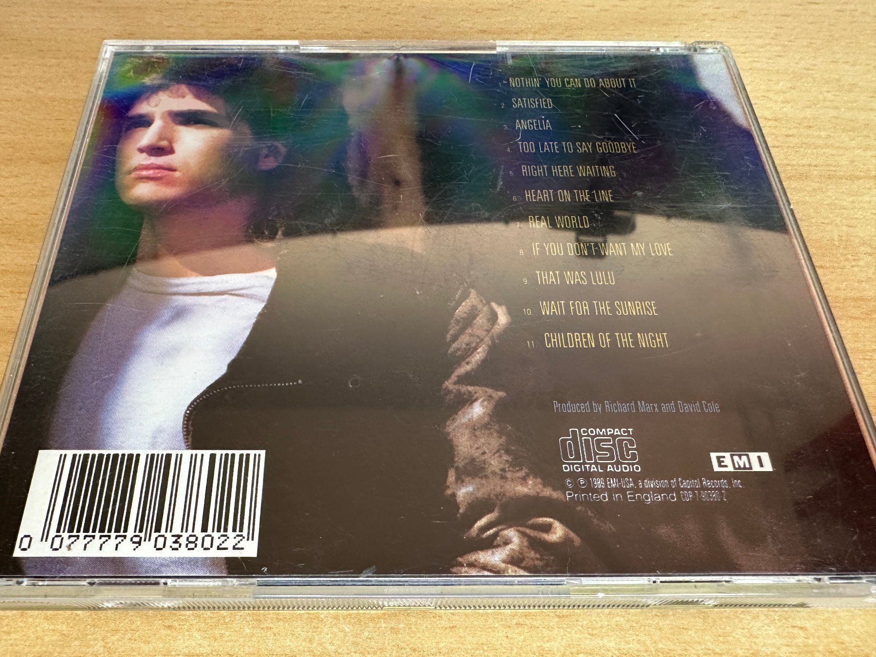 CD: Richard Marx – Repeat Offender – Usato da Rikon im Tösstal venduto da Alpenmutz 1