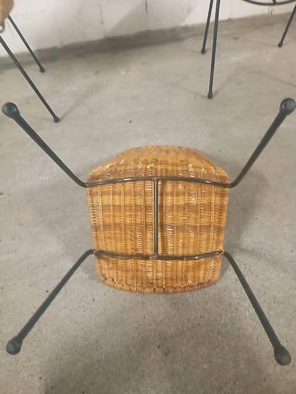 Chaises: Designer Stuhl mit Naturgeflecht – D'occasion à Basel par Petergunn 1