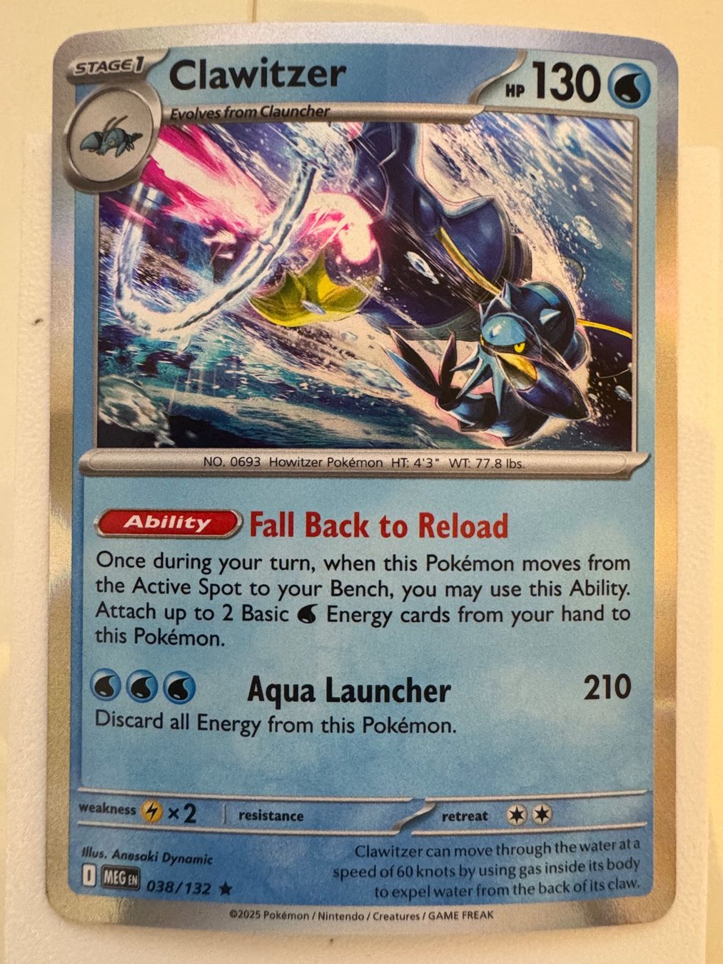 Pokémon Carte collezionabili: Clawitzer | Holo | 038/132 | Pokémon TCG – Nuovo (secondo la descrizione) da Bassersdorf venduto da ero_9zp9