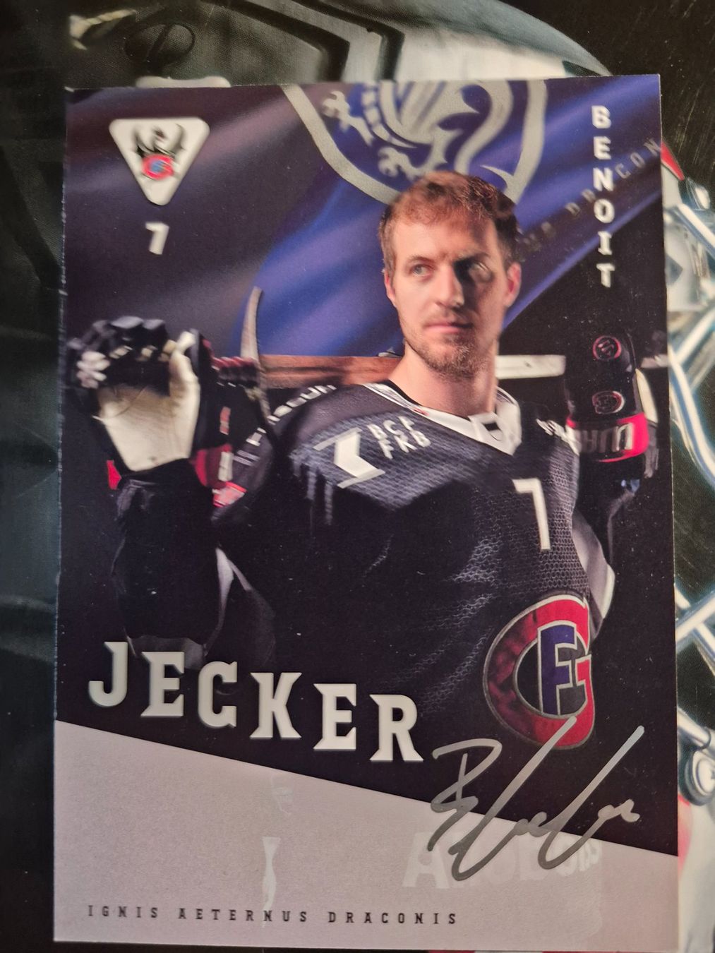 Autografi: Benoit Jecker HC Fribourg Gotteron – Usato da Treiten venduto da Sauber73