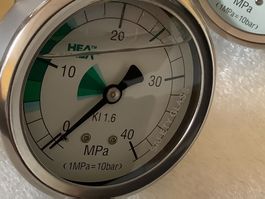 WIKA HEA Manometer Druckmessgerät 0-400 bar, Anschluss G1/4“