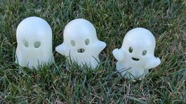 Halloween Set - Glow in the Dark - Teelichter - Geister