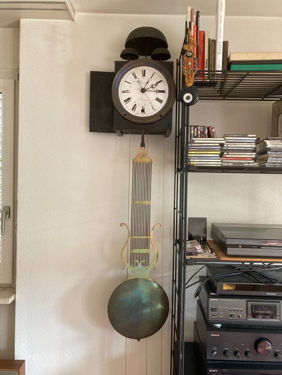 Horloge Comtoise Réplique Odobez Morez - Phase De Lune Et Date - Style Rétro Mécanique