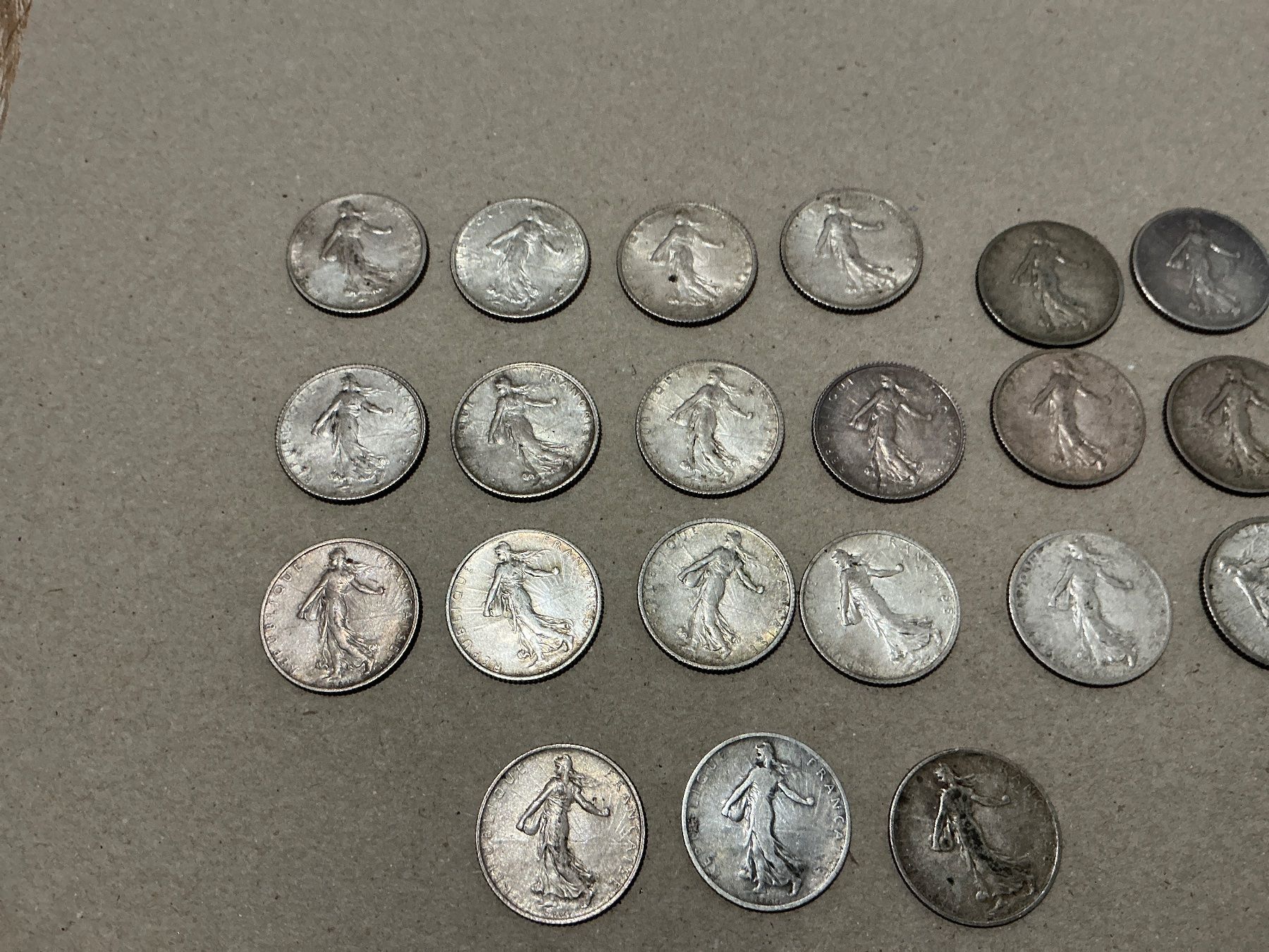 Tutti le monete: 21 x 1 Francs ab 1898 – Usato da Oberurnen venduto da Numi2000 3