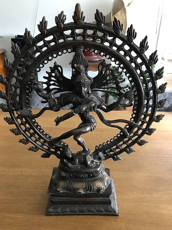 Skulpturen & Statuen: Grosser Tanzender Shiva aus Bronze – Gebraucht aus möhlin von Caja1