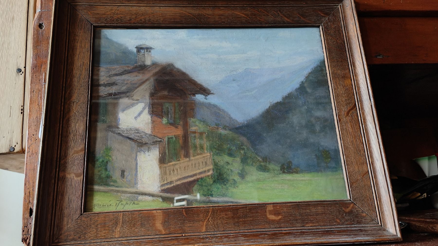 Gemälde: Aimée Rapin , Salvan , Valais – Gebraucht aus Meyrin von olico01