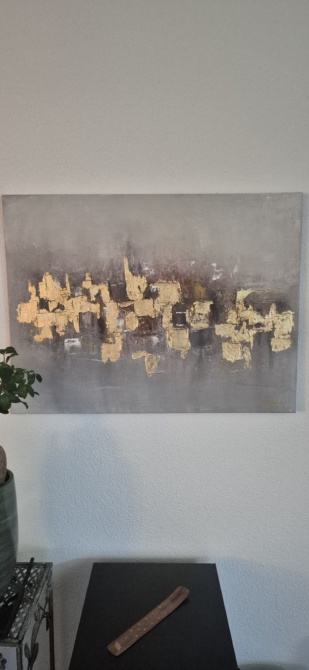 Tableaux: Abstraktes Gold Gemälde - Gold Patches – Neuf (Voir description) à Ittigen par ann_6qvq 1