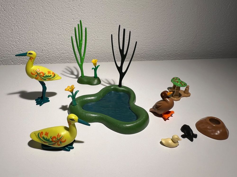 🦆 Teich mit Enten, Störchen & Zubehör gemischt 🦆 Playmobil Kaufen auf