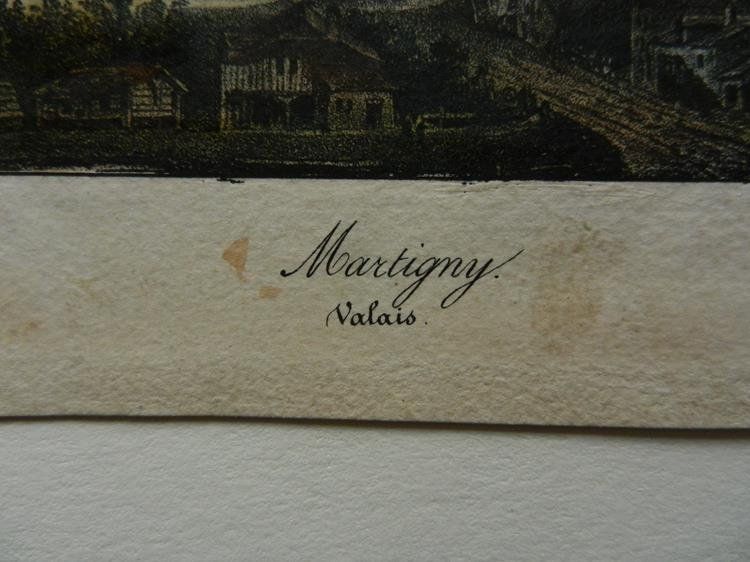 Gravures: Martigny Valais – D'occasion à Risch par Rischli15 3