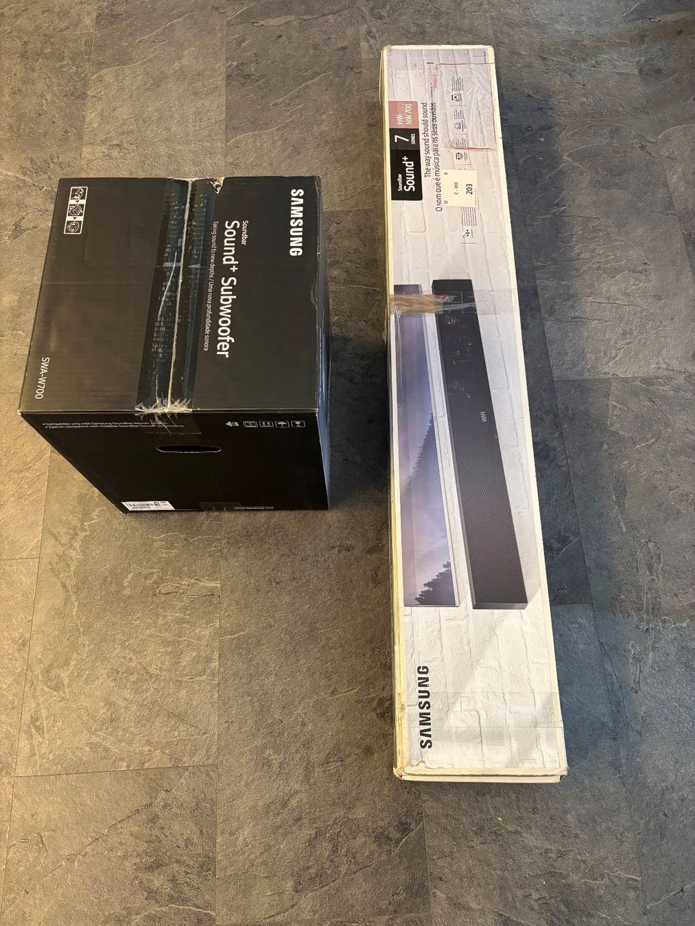 Samsung Heimkino: Barre de son Samsung avec caisson de basse sans fil – Neu und originalverpackt aus Crans-Montana von TaniaCretton 9