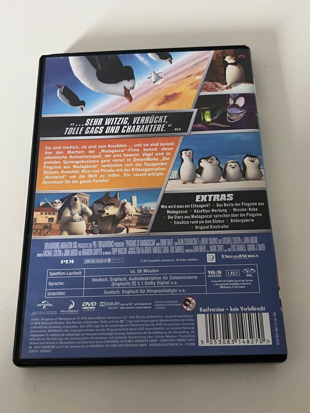Tutti i DVDs: Die Pinguine aus Madagascar DVD – Usato da Altstätten SG venduto da sheamus 1