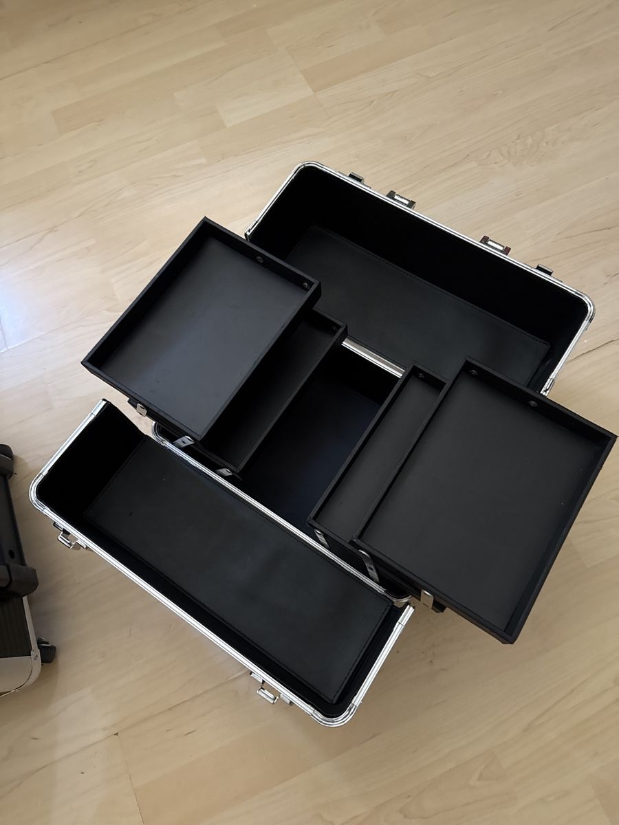 Make-up: Professional Makeup Train  with 2 Case Organizer - Black – Nuovo (secondo la descrizione) da Neirivue venduto da naz_z28w 3