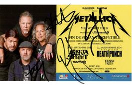 METALLICA / TOP AUTOGRAMME