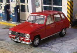 Renault 6 Phase I 1969 rot   1:43 von Altaya/ IXO Argentinia