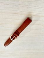 Neues Uhrenarmband aus echtem Leder, 16 mm, Braun