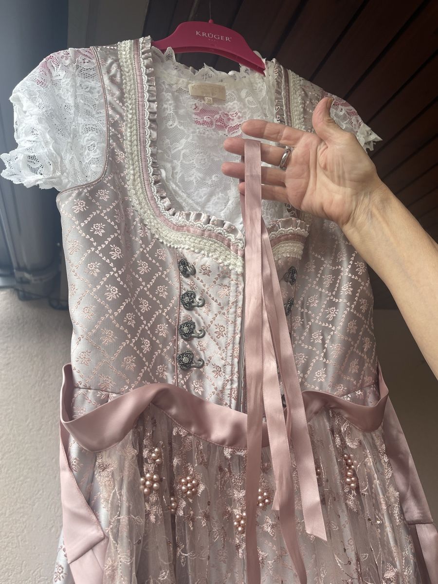 Krüger Vestiti: Dirndl Krüger Grösse 38 rosa mit Spitzenbluse – Nuovo (secondo la descrizione) da Roggwil BE venduto da 7lara7 8