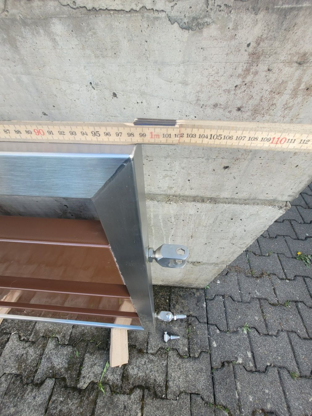 Porte: Gartentüre Edelstahl – Usato da Niederlenz venduto da Chreco 3