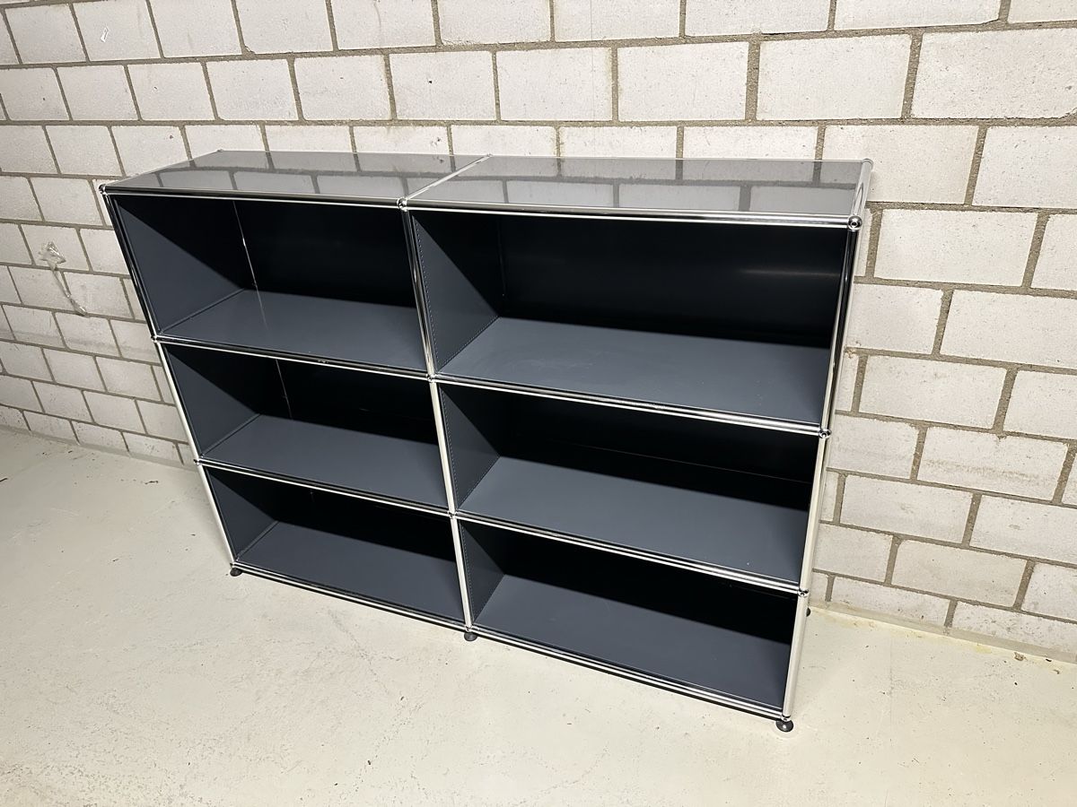 Scaffali: USM Sideboard Anthrazit 2x3 Lieferung&Umbau möglich – Usato da Grenchen venduto da Design-Outlet 4