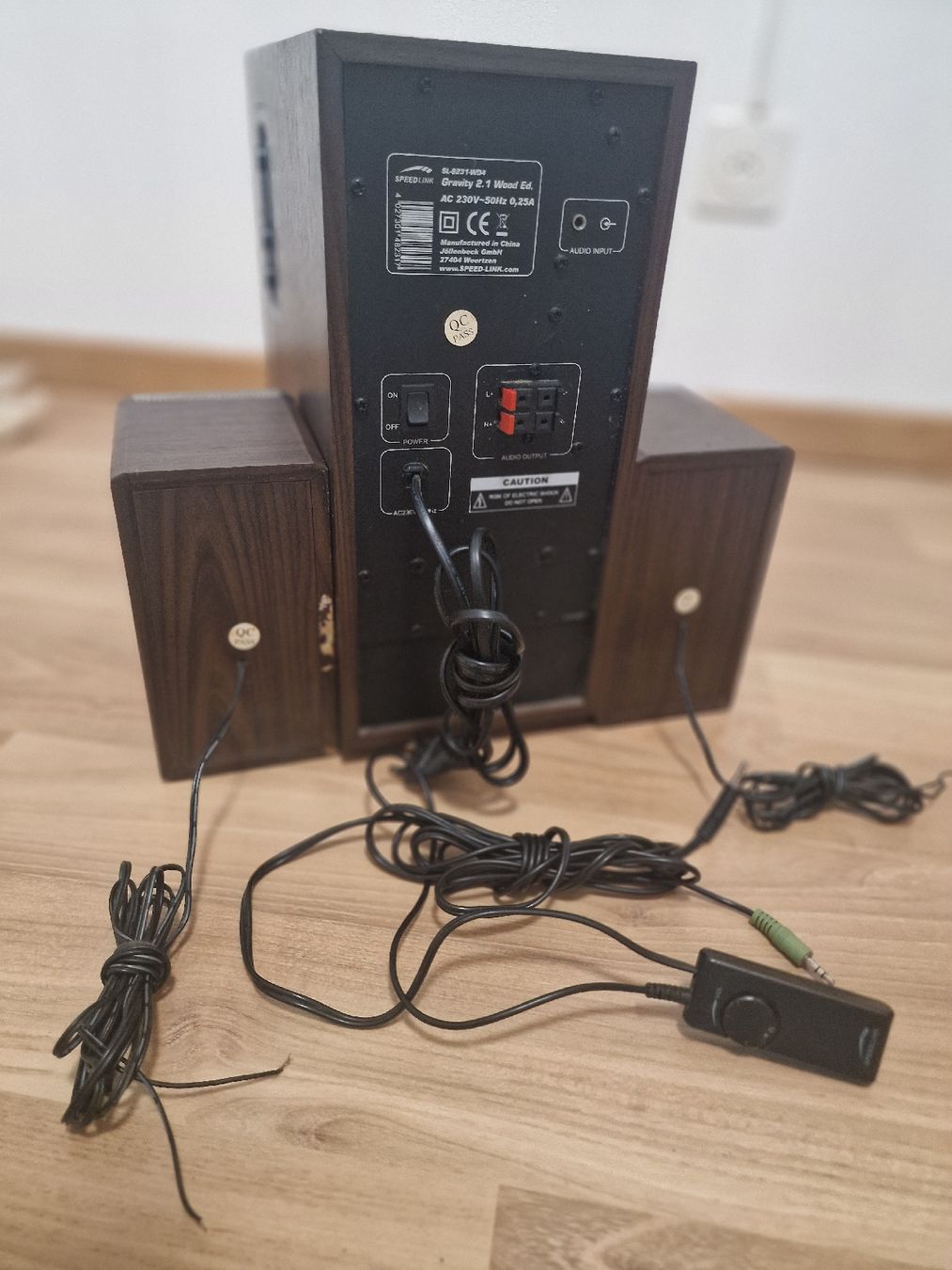 Casse acustiche: Système audio 2.1 Speedlink Gravity bois état usagé – Usato da La Chaux-de-Fonds venduto da Ric_m628 3
