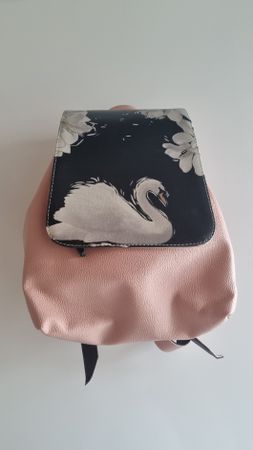 Zaino Dogo donna rosa cigno nuovo