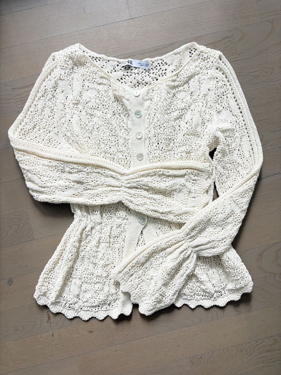 Zara Top: Zara Boho Crochet Cardigan  – Usato da Nyon venduto da My_wardrobe 6
