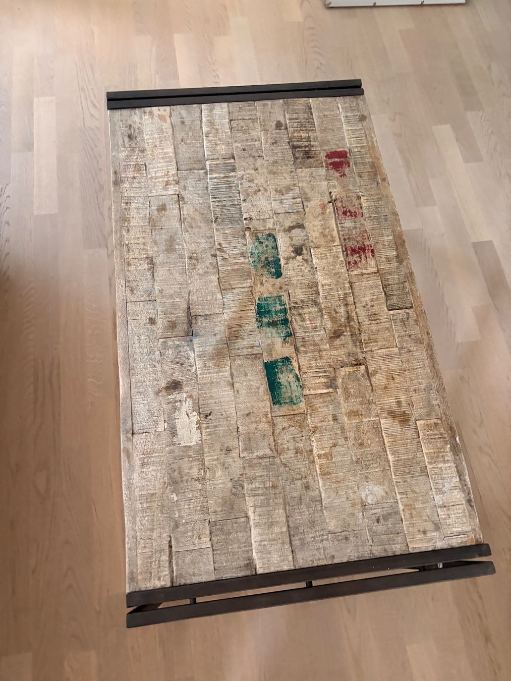 Tische: Couchtisch Holz und Metall – Gebraucht aus Winterthur von Huwiii 1