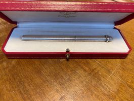 Penna stilografica Cartier Paris Must in argento 925 con sca