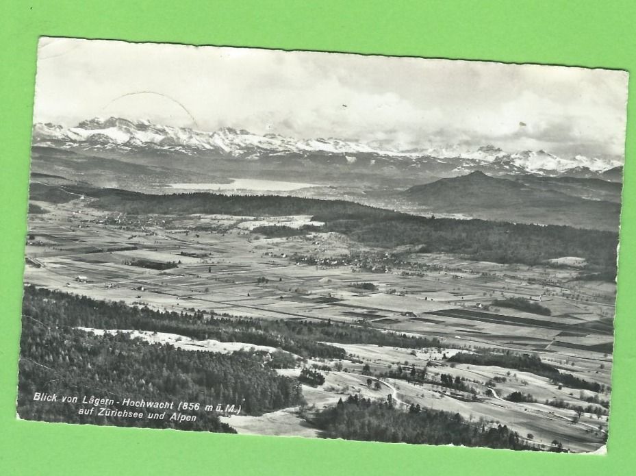 Cartoline postali: Blick von der Lägern – Usato da Zürich venduto da t24_de