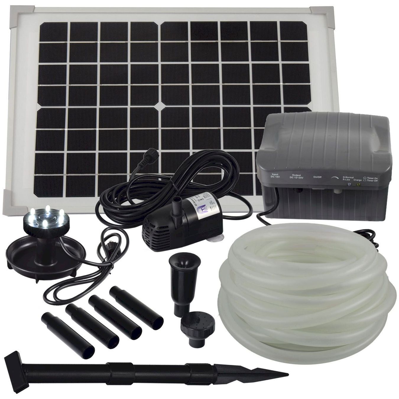 Pompe & Parti di ricambio: Agora-Tec Solar Bachlauf-Pumpen-Set 10W – Nuovo e nell'imballaggio originale da Bottighofen venduto da zaap