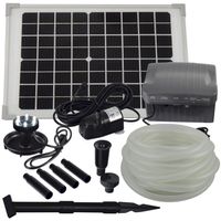 Agora-Tec Solar Bachlauf-Pumpen-Set 10W