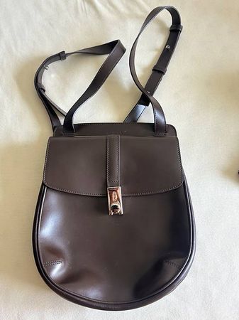 Sac à dos brun en cuir FURLA