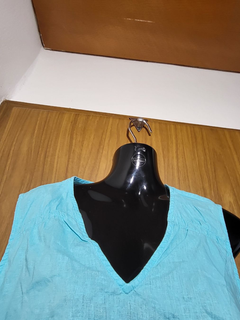 Tom Tailor Top: Top Tom Tailor turquoise lin, Taille 36 – Usato da Niedergösgen venduto da Eva2410 5