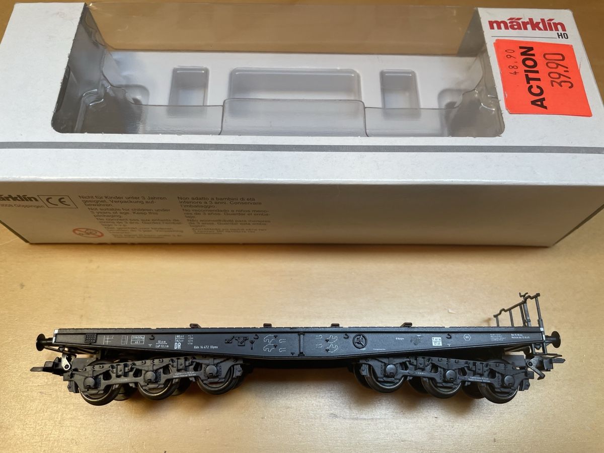 Märklin Modellini di ferrovie: Märklin 4867 Güterwagen DB – Usato da Rickenbach ZH venduto da u2540 1