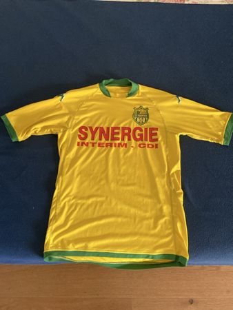 Maillot de football FC Nantes Kappa jaune et vert