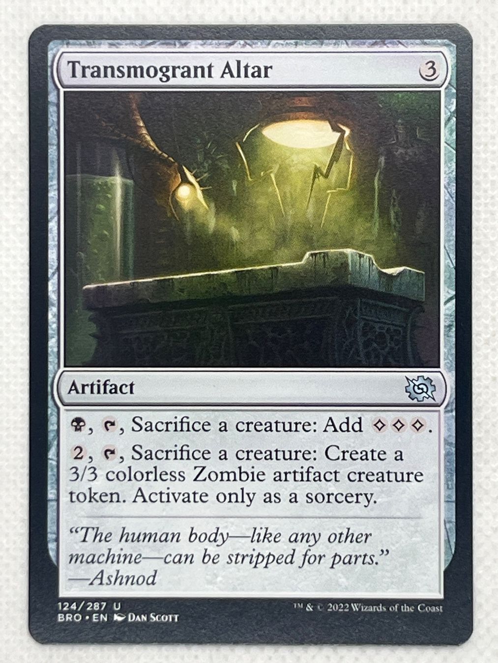 Magic The Gathering Cartes à collectionner: MTG Transmogrant Altar BRO 124 Englisch Uncommon – D'occasion à Hinterkappelen par Kim1992