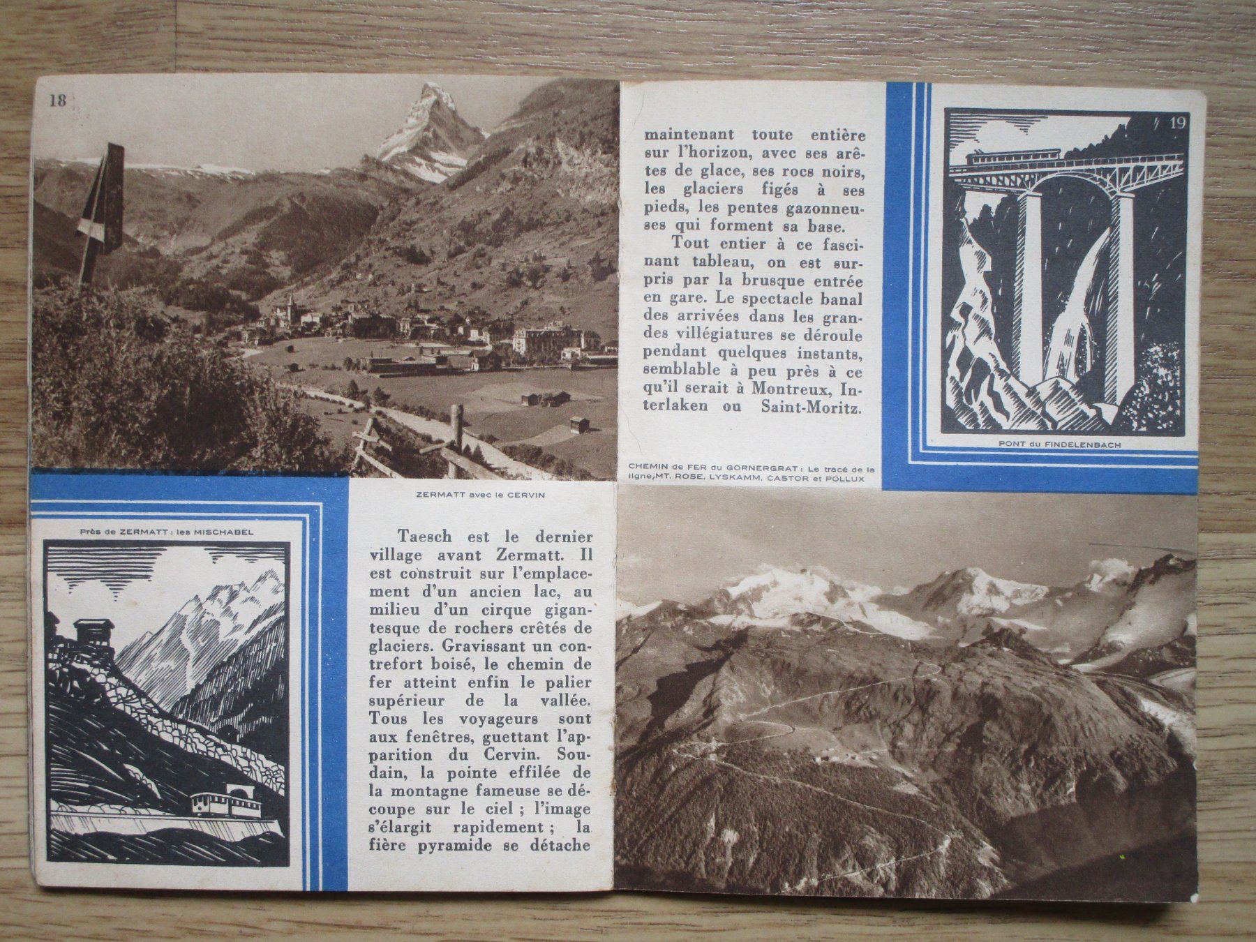 Documenti: Antiker Prospekt 1929  ZERMATT GORNERGRAT – Usato da Heimberg venduto da Lupo57 4