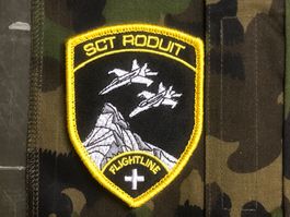 Armee Luftwaffe Pilot Badge SCT RODUIT Patch FA -18 Hornet