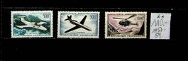 FRANCE POSTE AÉRIENNE SÉRIE NEUVE** 1957-59 COTE 110€/ V837