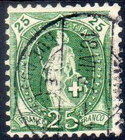 STEHENDE HELVETIA 25 RP 67C ERHALT SIEHE SCAN - H55