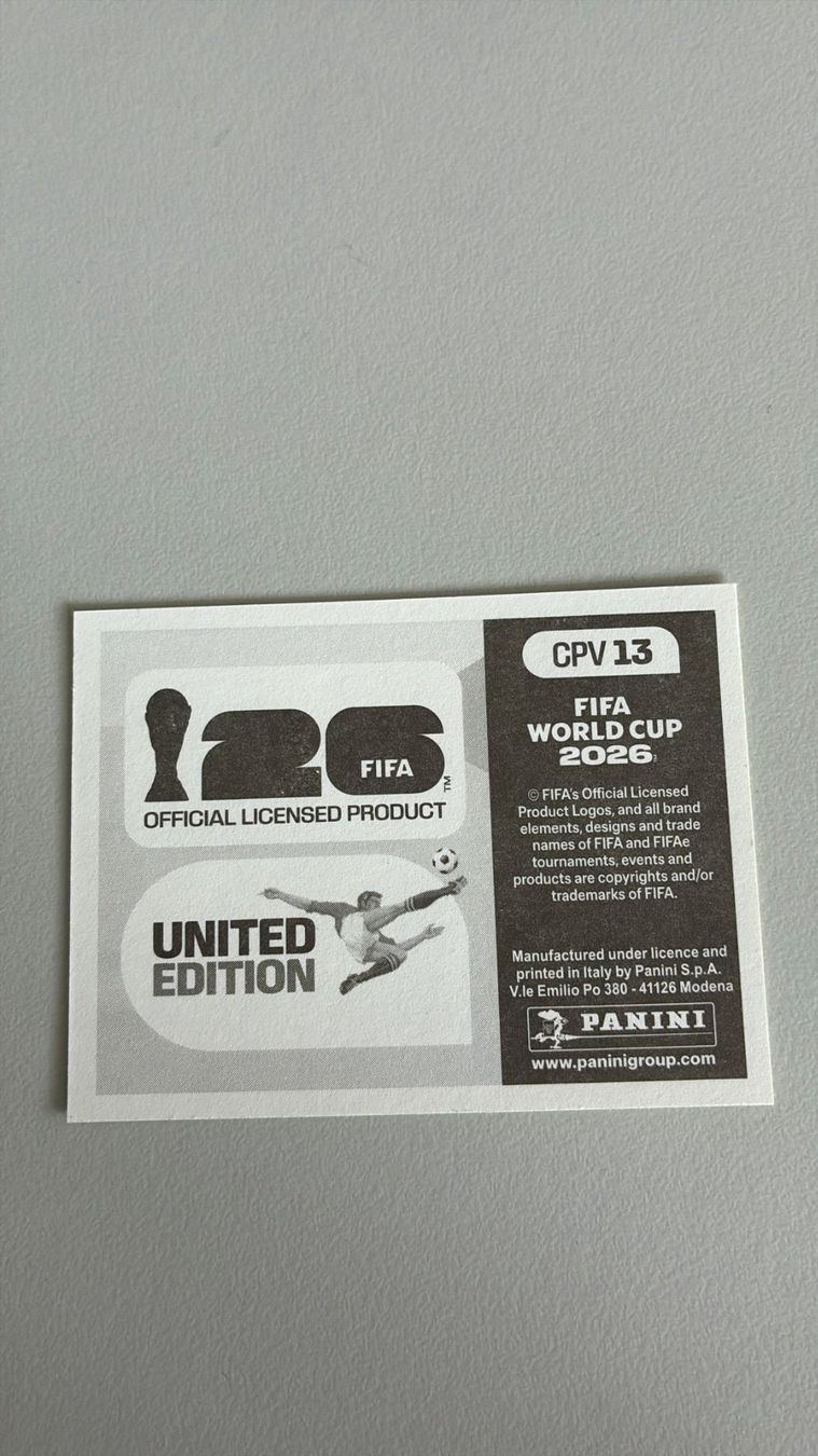 Panini Carte collezionabili: Carte panini 2026 - CPV 13 – Nuovo (secondo la descrizione) da La Neuveville venduto da Ibo2300 1