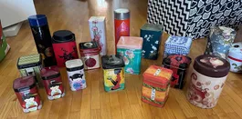 Boîtes à thé en métal