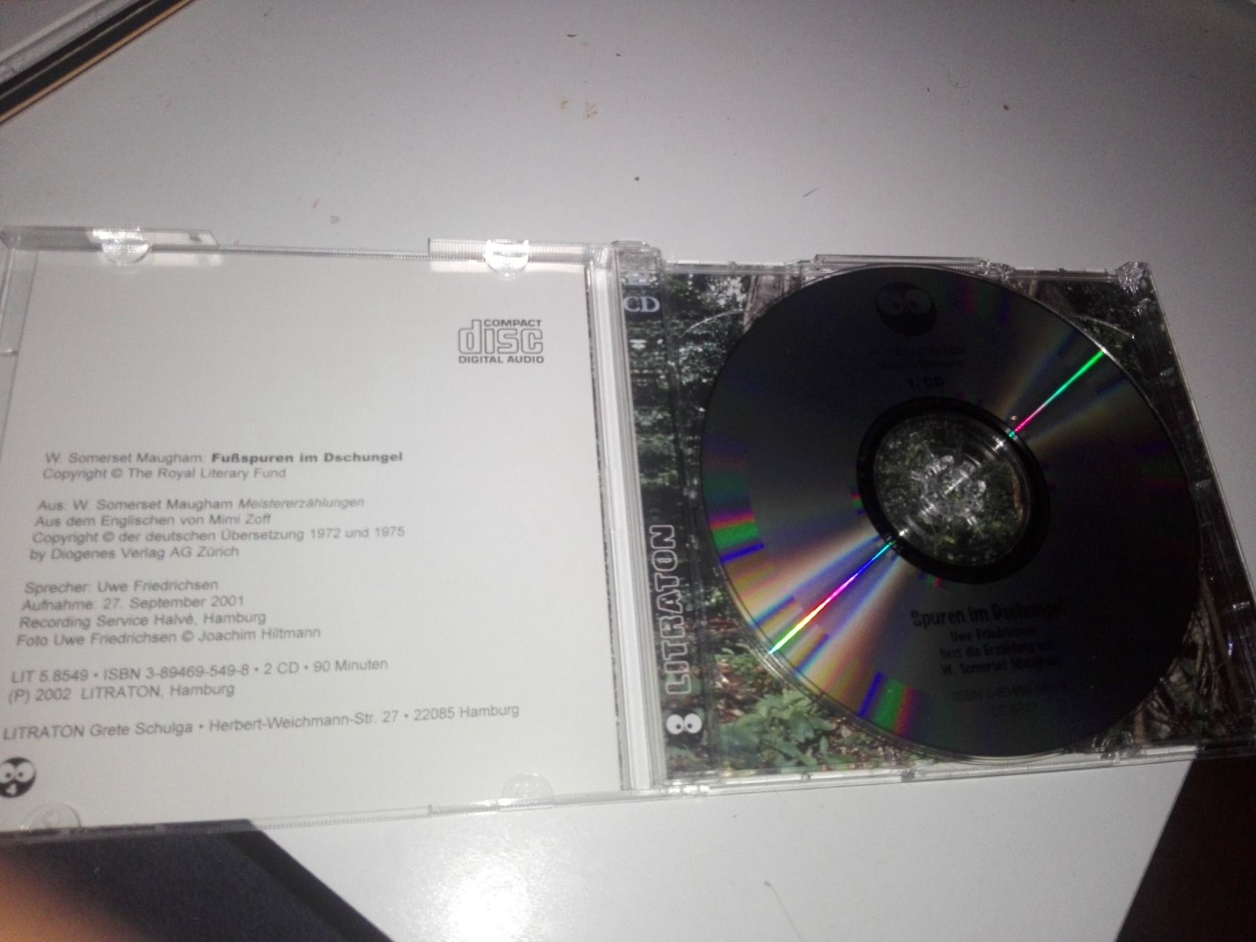 Audiolibri: Uwe Friedrichsen - Maugham; Souren im Dschungel    (2-CD's) – Usato da St.Gallen venduto da elk2022 1