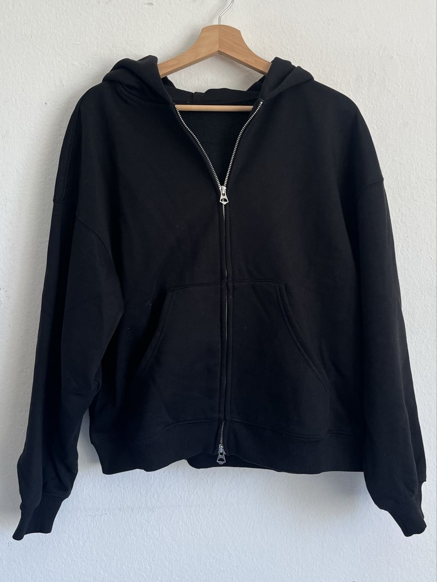 Weekday Jacken: schwarzer Zip-Up / Weekday – Neu (gemäss Beschreibung) aus Zürich von nerinalaura