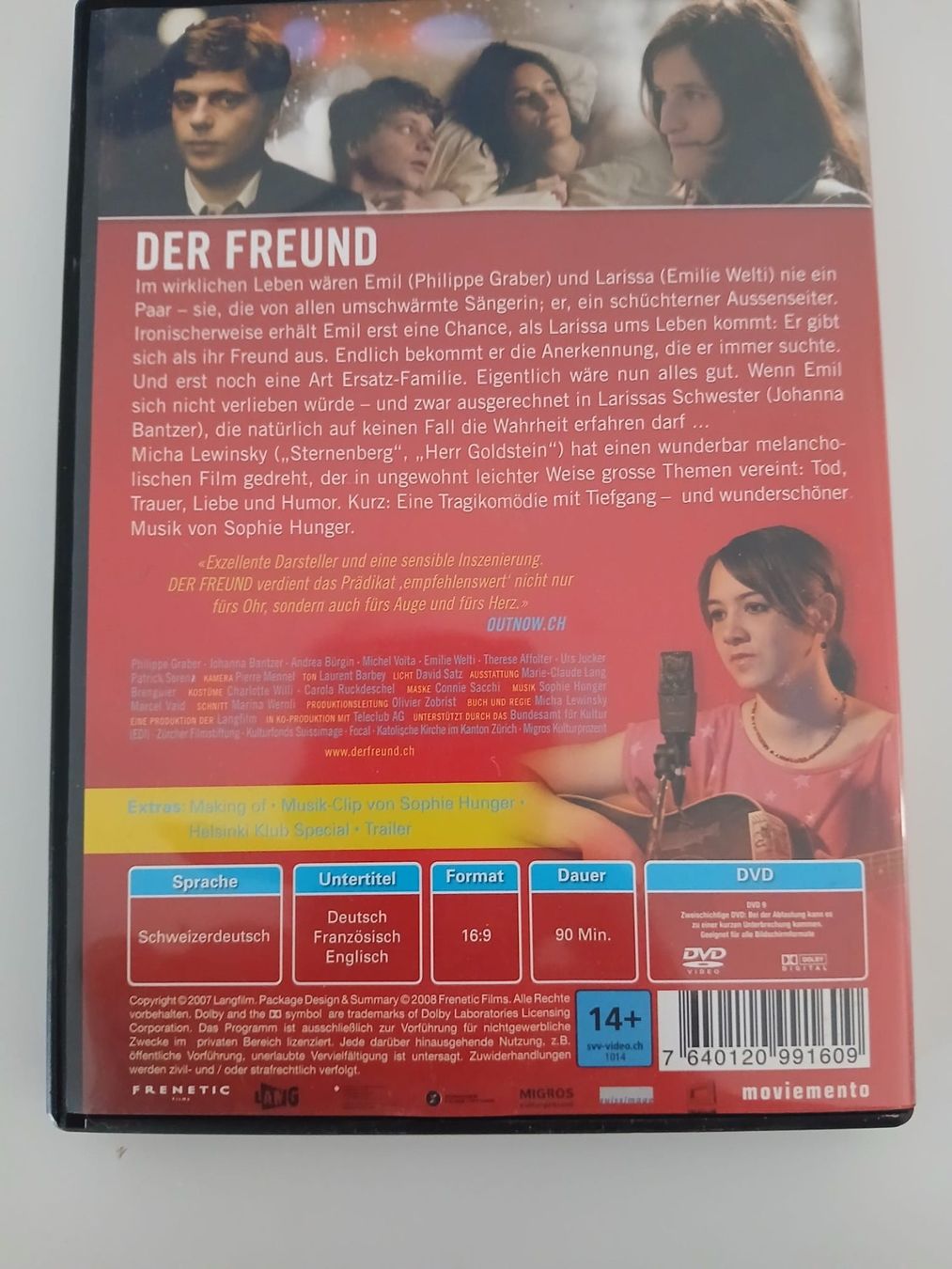 Tutti i DVDs: DVD Der Freund - Schweizer fimpreis 2008 – Usato da Zürich venduto da csm04 1