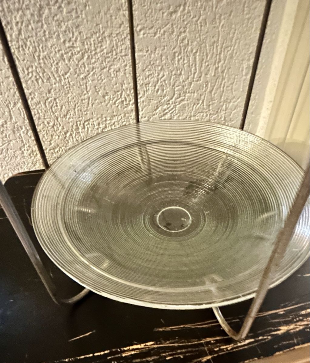 Alle Dekorationen: Candle holder with glass dish – Gebraucht aus Zürich von Mistral61 5