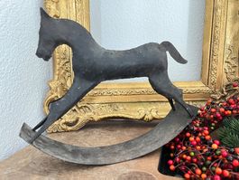 Shabby Schaukelpferd, Weihnachten, Deko