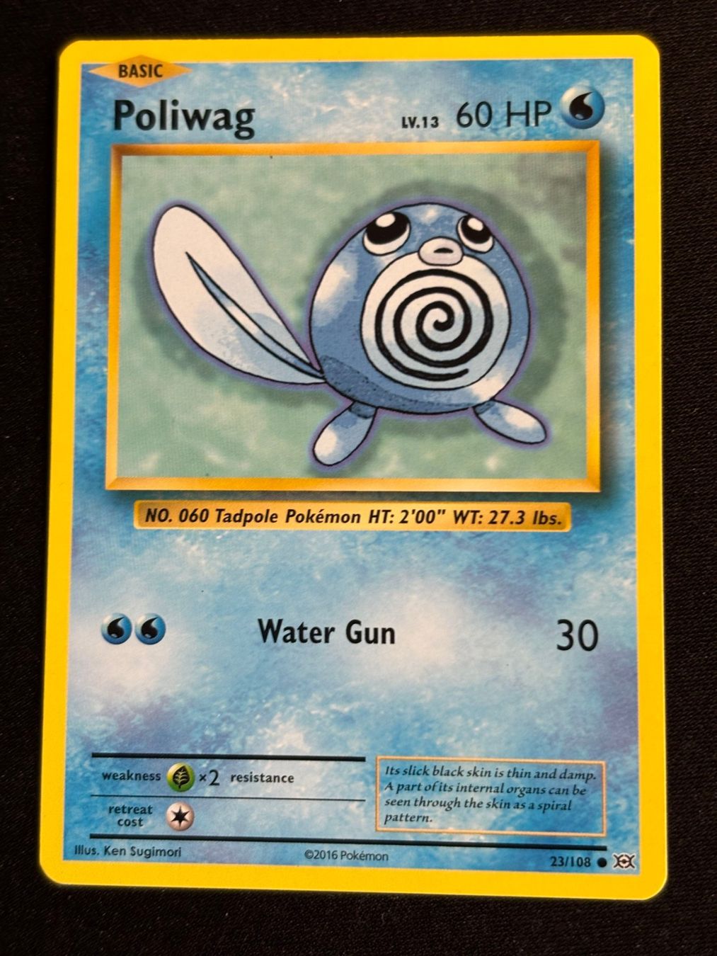 Pokémon Sammelbilder & Trading cards: Pokemon Poliwag - Evolutions 23/108 - English – Gebraucht aus Bern von Big_GS
